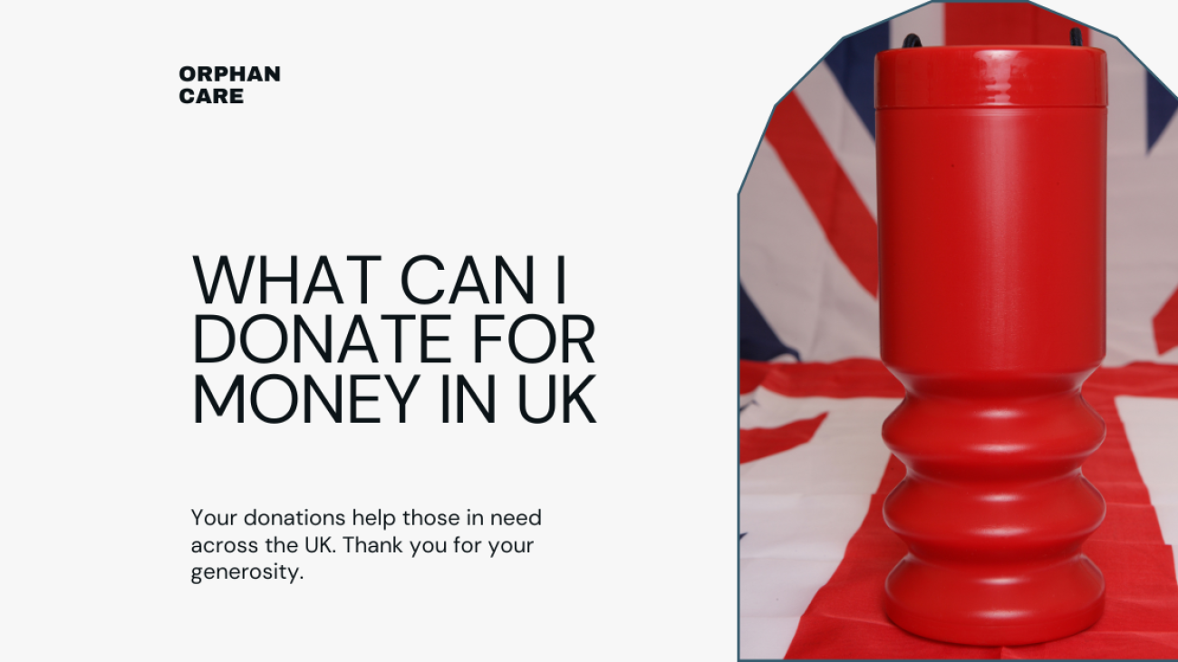 What Can I Donate For Money In UK