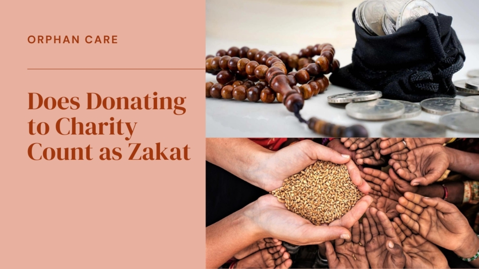 Does Donating to Charity Count as Zakat